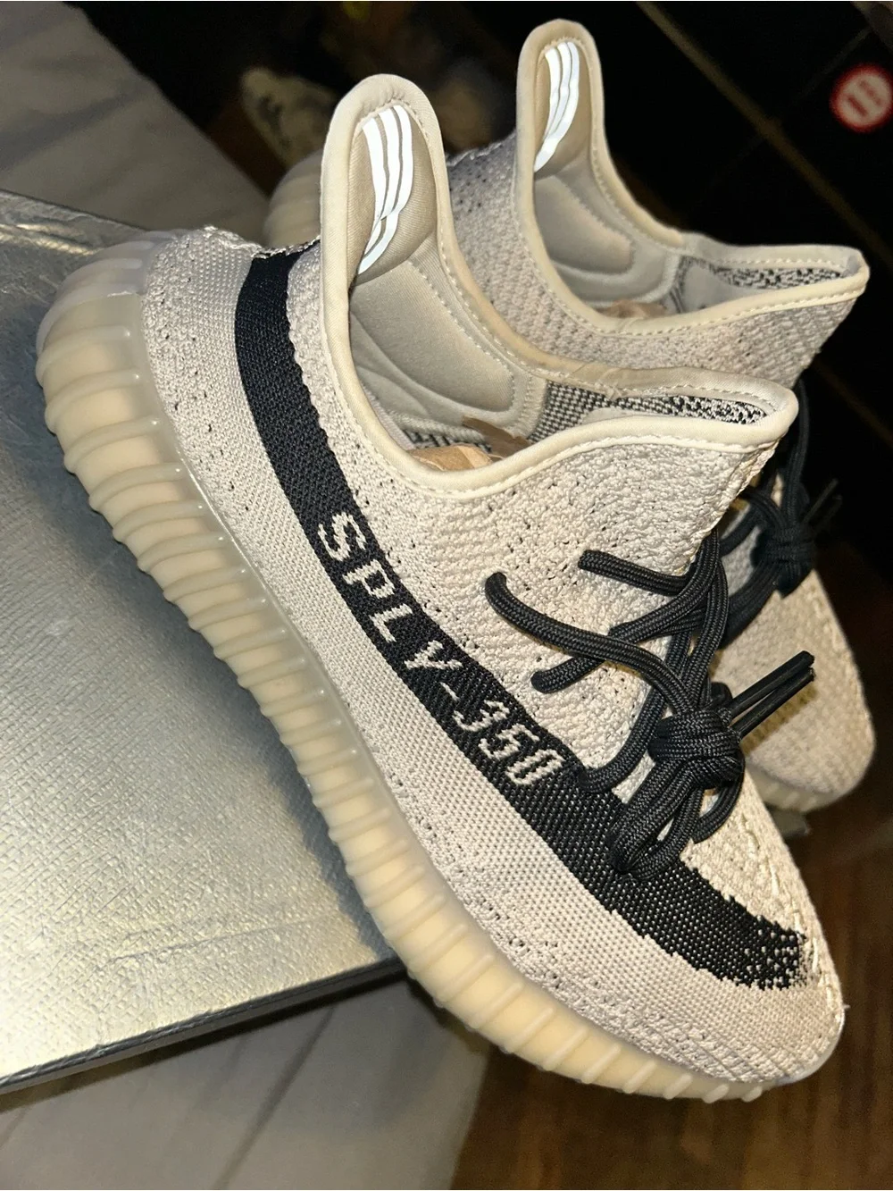 #Exclusive #Yeezy #350 #Slate #Size 10 1/2 #NoBox #Storage - Picture 3 of 10